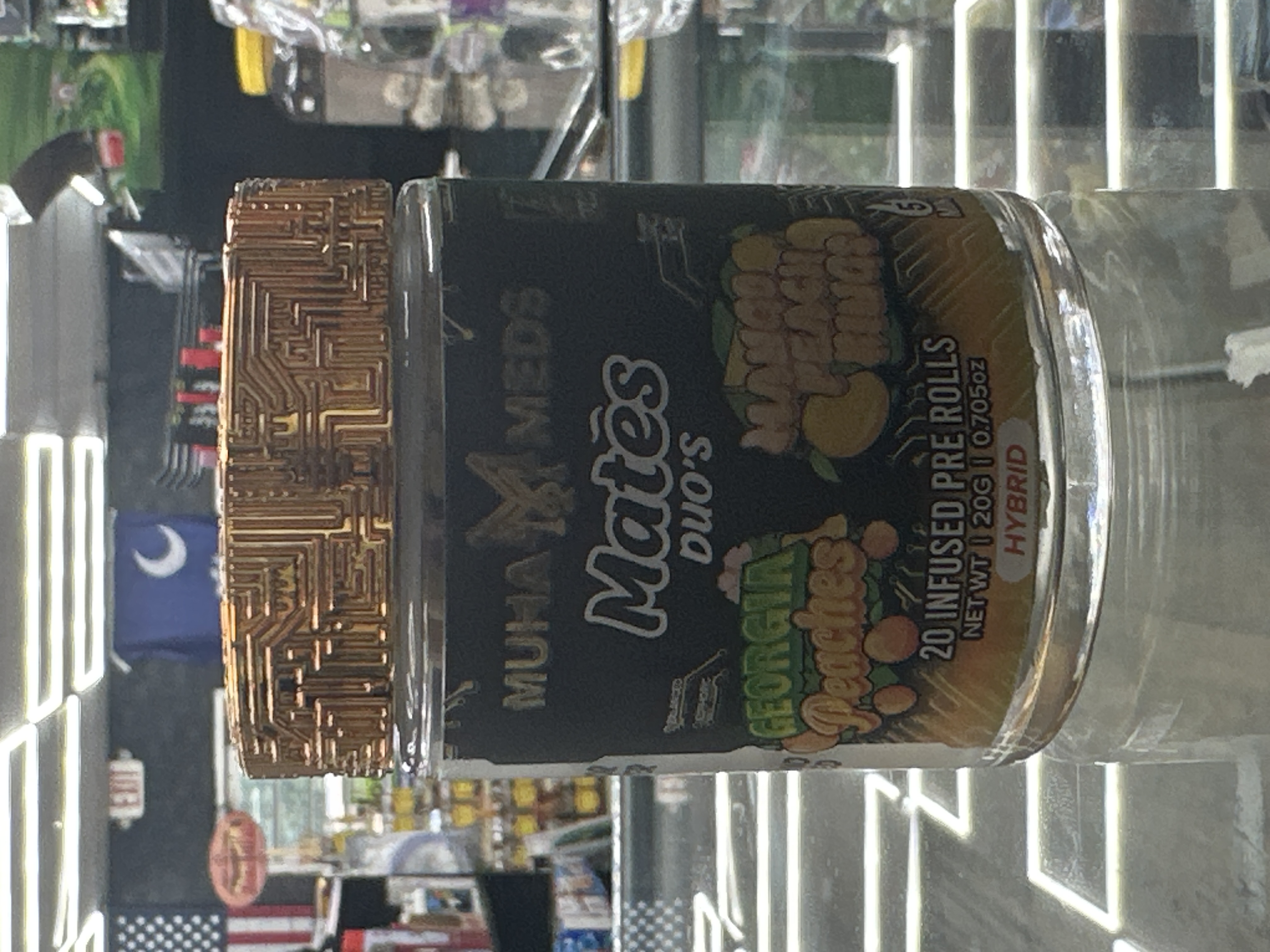 MUHA MM MEDS 20 count Jar Georgia Peach / Mango Peach kings